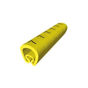 SEÑALIZACIÓN PVC PLÁSTICO 7-18mm -A-AMARILLO