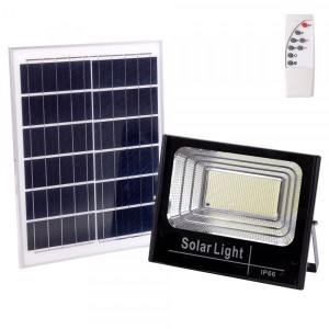 Proyector LED Solar 200W 6500K Panel: 6V/20W Batería: 3,2V/15000MaH Control Remoto
